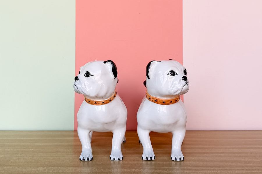 Pair of Italian Bull Dogs