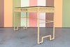 Coastal Chic Rattan Wrapped Desk