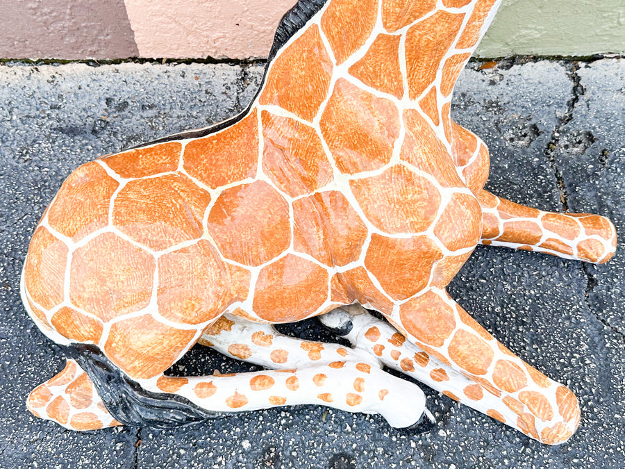 Charming Italian Terracotta Giraffe