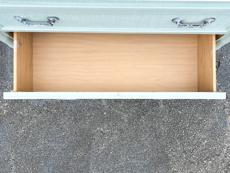 Painted Faux Bamboo Tall Chest