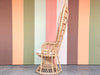 Fiddlehead Natural Rattan Peacock Chair