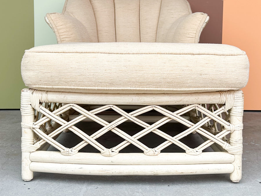 Ficks Reed Lattice Rattan Chaise