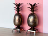 Pair of Brass Pineapple Candle Holders