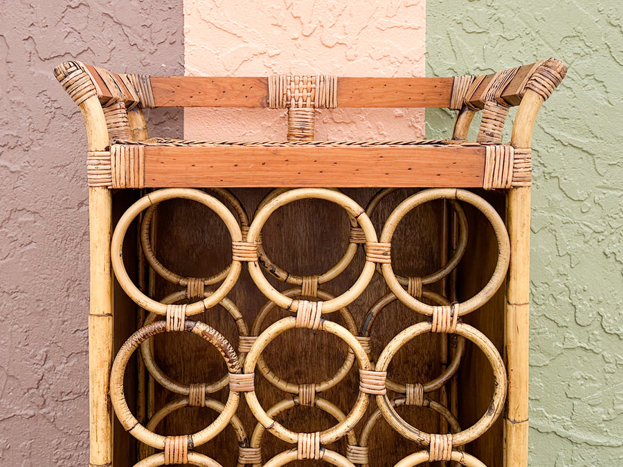 Island Style Rattan Wine Bar