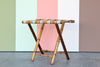 Faux Bamboo Luggage Rack
