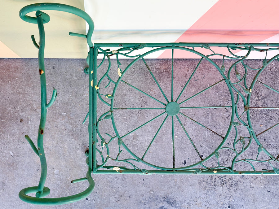 Sweet Green Bird Garden Bench