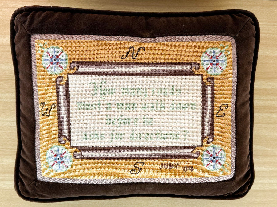 How Many Roads Needlepoint