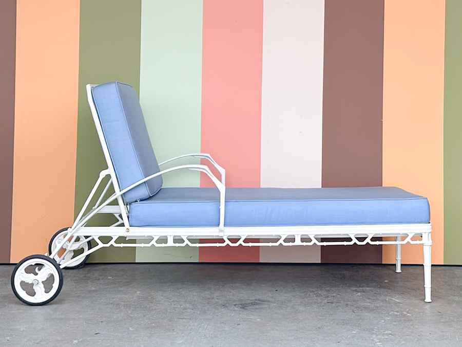 Brown Jordan Calcutta Faux Bamboo Chaise