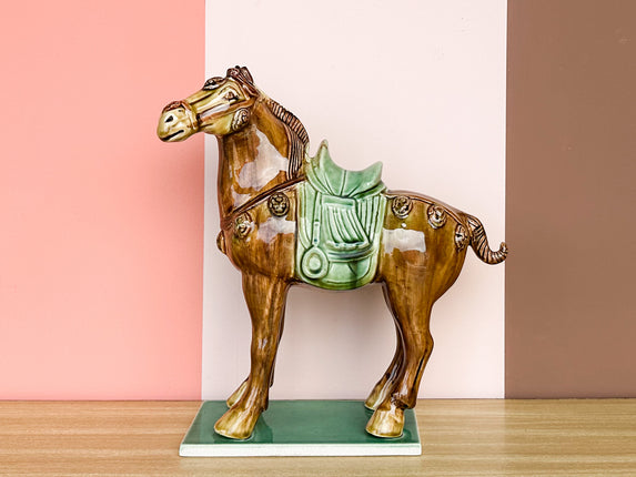 Whimsical Ceramic Horse