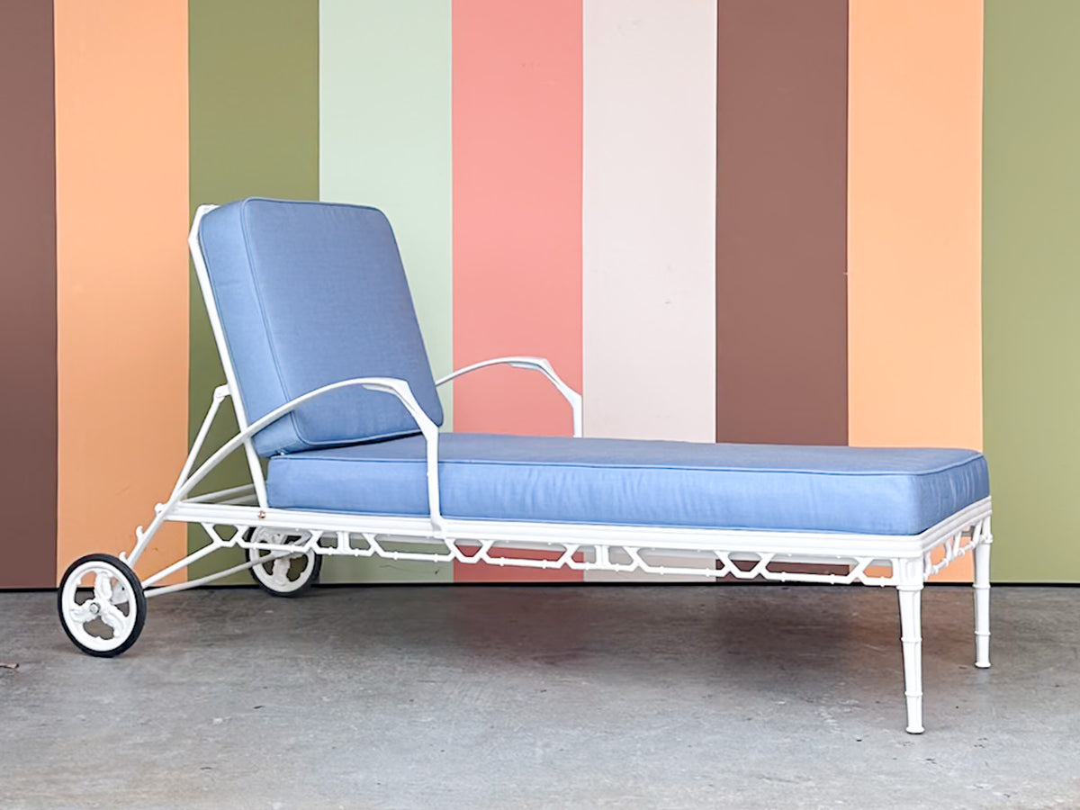 Brown Jordan Calcutta Faux Bamboo Chaise