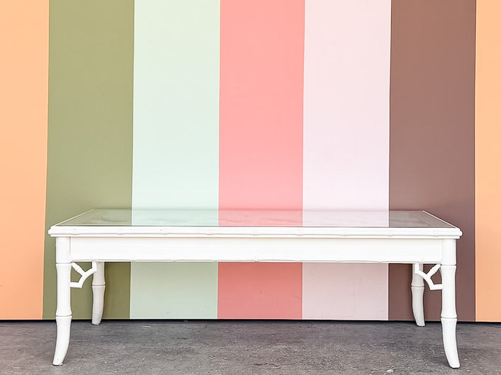 Painted Chippendale Coffee Table