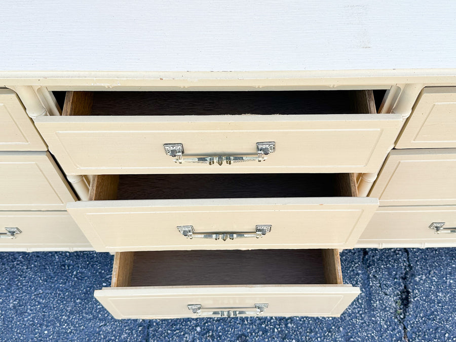 Palm Beach Style Faux Bamboo Dresser