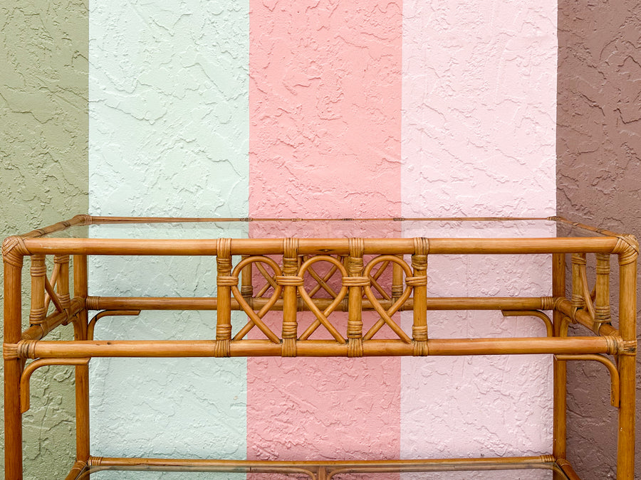 Coastal Rattan Console