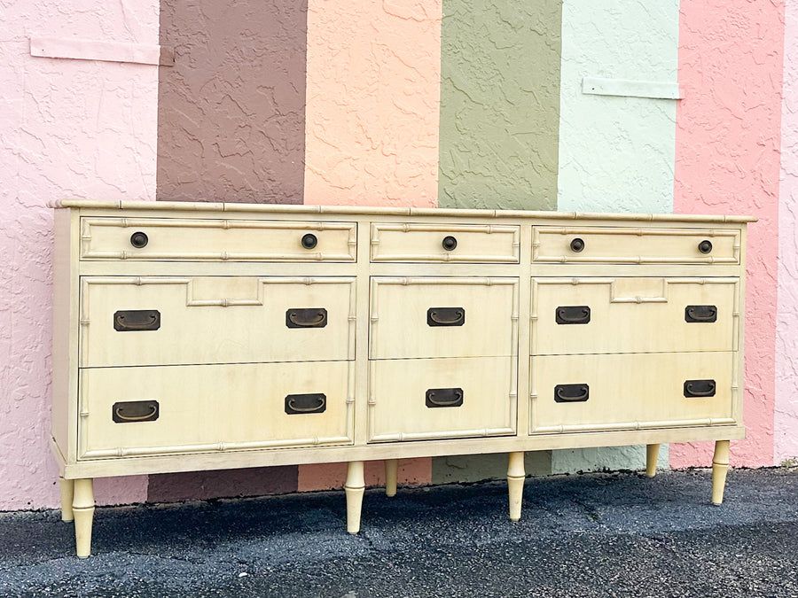 Ficks Reed Faux Bamboo Dresser