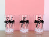 Set of Six Flamingo Glassware