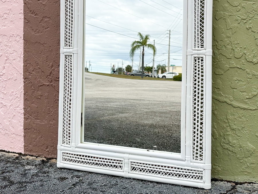 Coastal Cool Rattan Arch Mirror