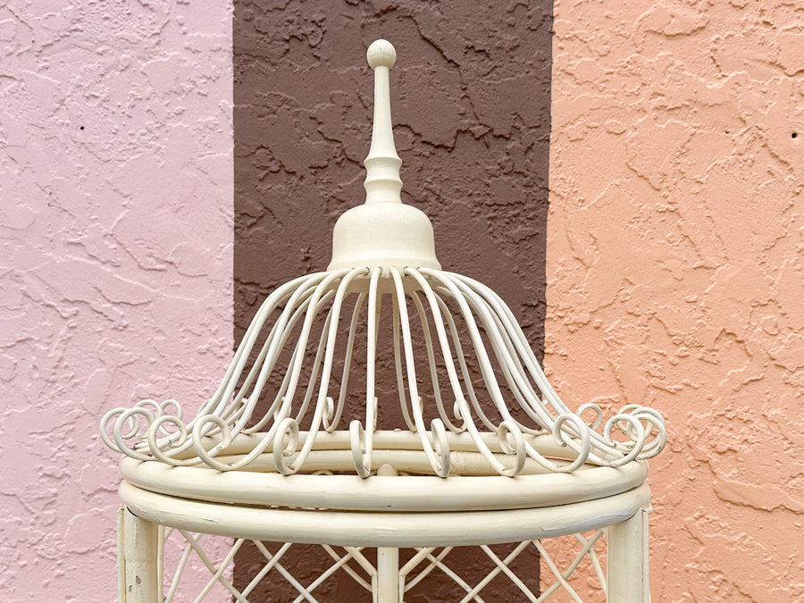 Rattan Round Pagoda Etagere