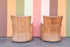 Pair of Pencil Reed Lounge Chairs