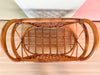 Old Florida Rattan Magazine Rack