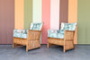 Pair of Pencil Reed Lounge Chairs