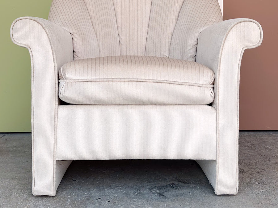 Shell Back Upholstered Chair