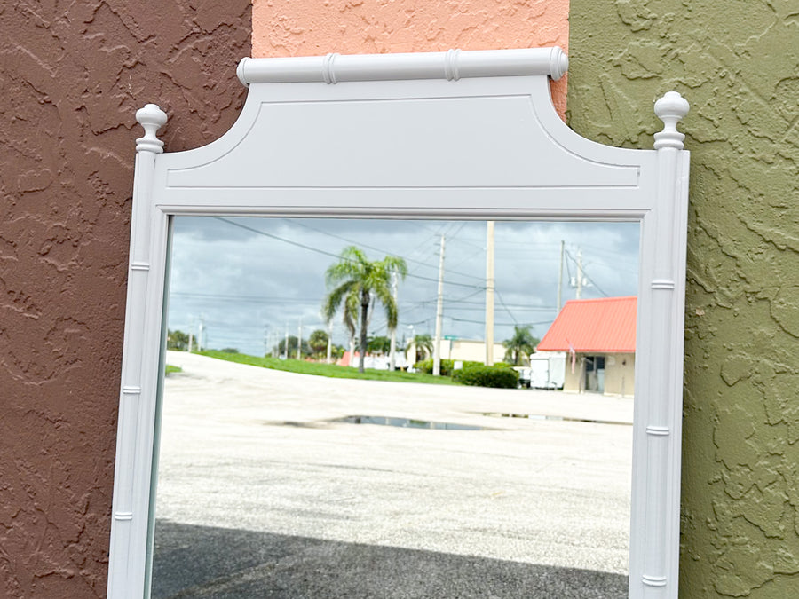 Henry Link Faux Bamboo Pagoda Mirror