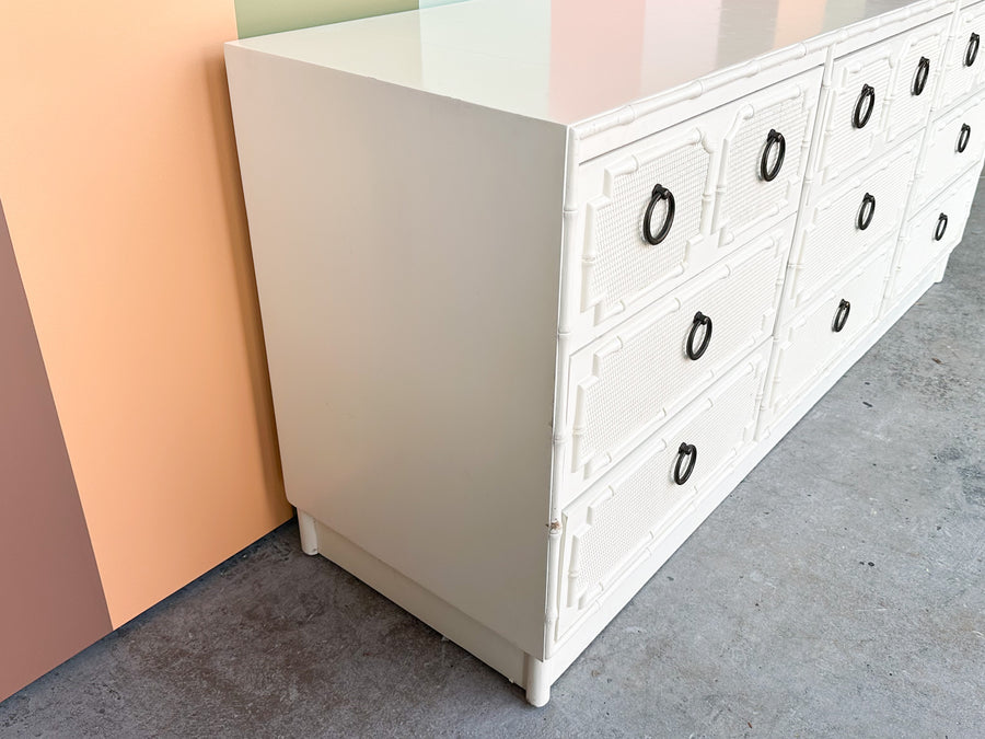 Faux Bamboo Omega Dresser