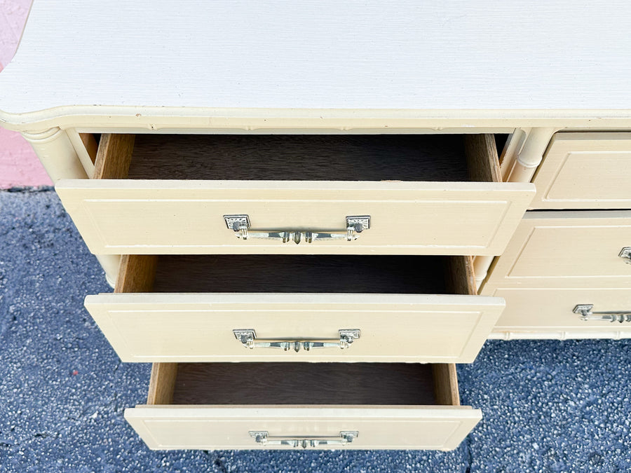Palm Beach Style Faux Bamboo Dresser