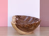 Hand Carved Teak Clam Shell Bowl