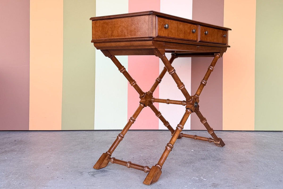 Handsome Faux Bamboo Console
