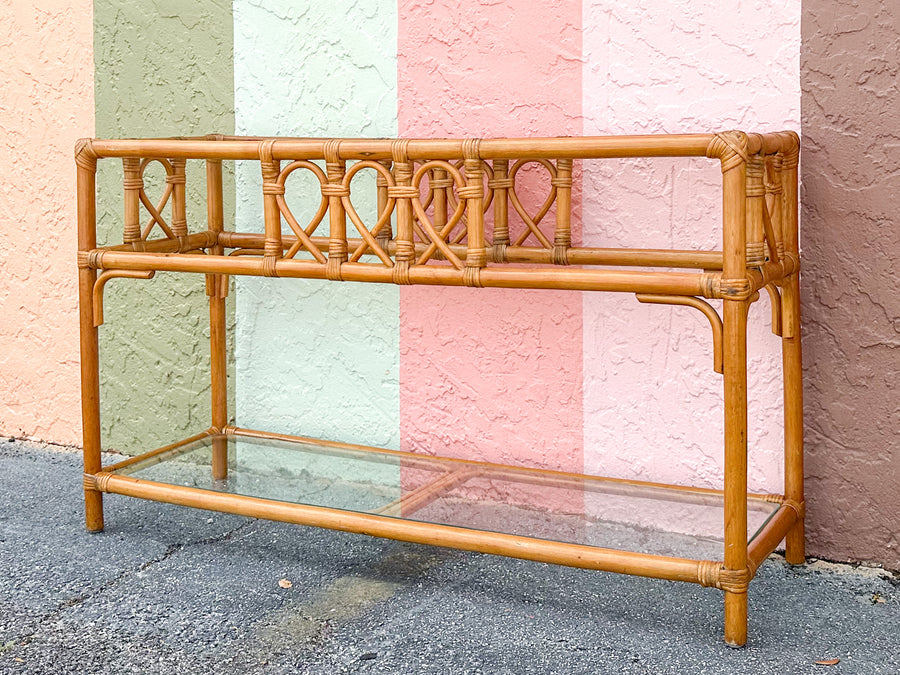 Coastal Rattan Console