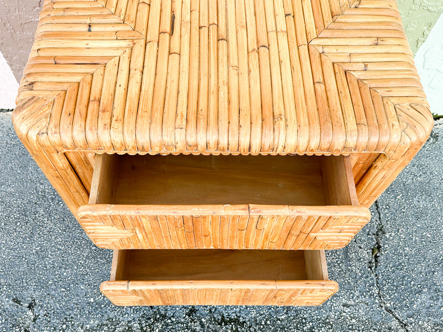 Coastal Chic Bamboo Nightstand