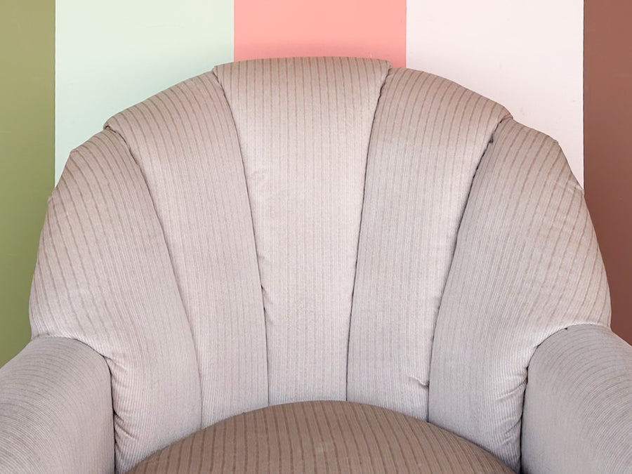 Shell Back Upholstered Chair