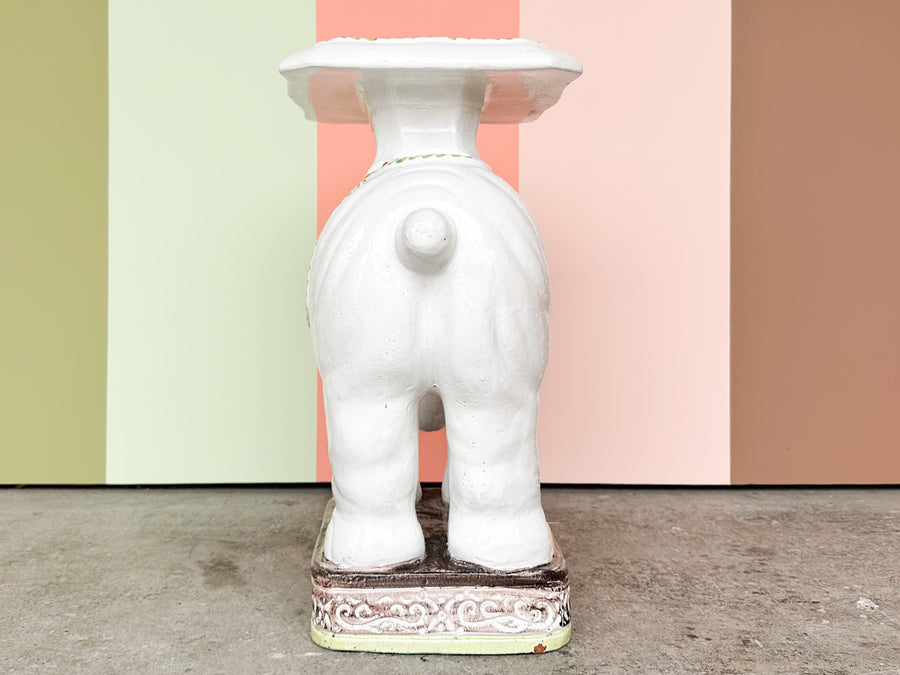 Palm Beach Chic Elephant Garden Seat