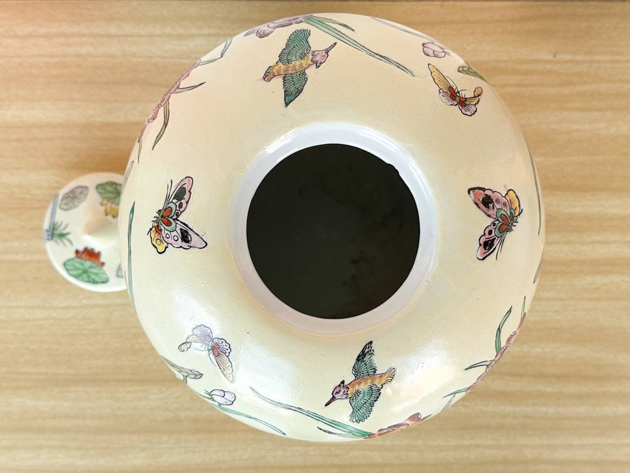 Colorful Lotus Temple Jar