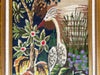 Old Florida Grey Heron Needlepoint Art