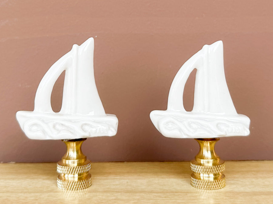Wade Whimsies Oceana Finials - Sailboat