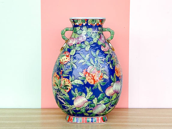 Colorful Chinoiserie Vase