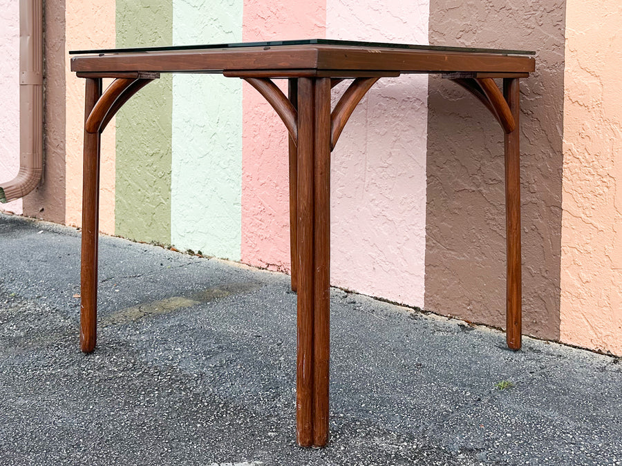Chippendale Rattan Game Table