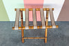 Faux Bamboo Luggage Rack