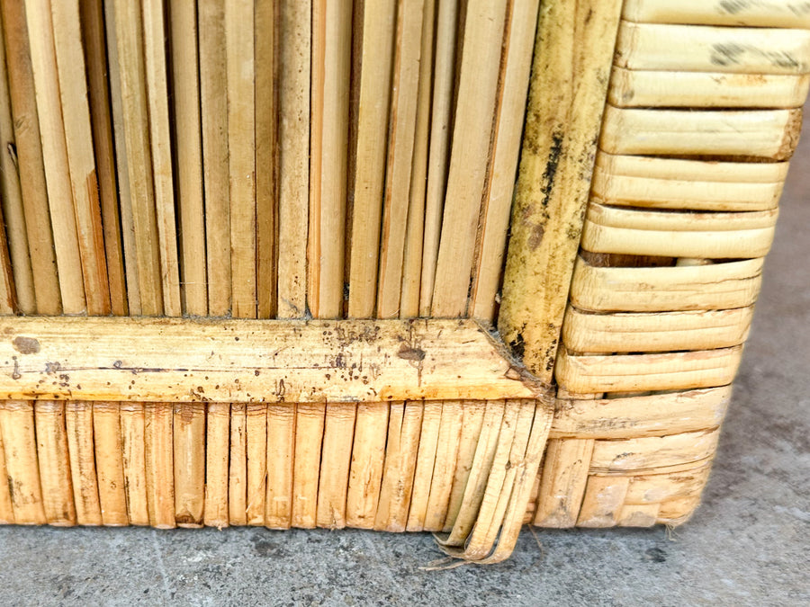 Island Style Rattan Wrapped Cabinet