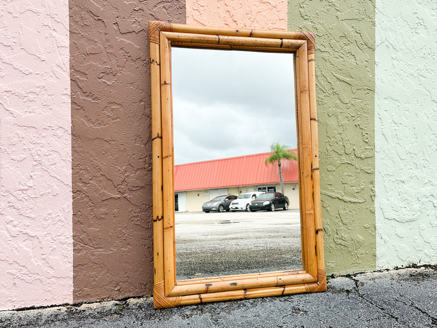 Old Florida Bamboo Mirror