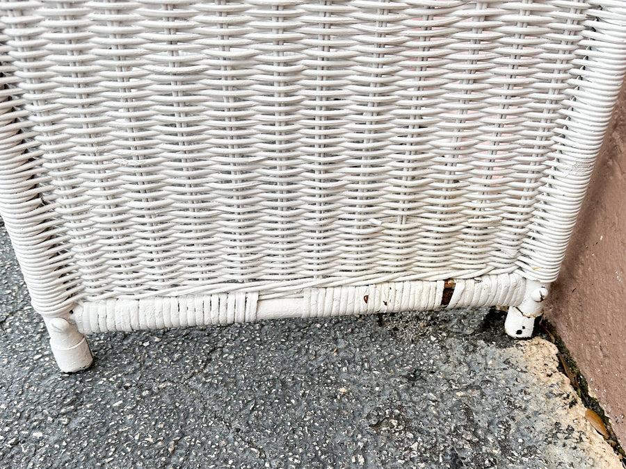 Pair of Moroccan Style Wicker Etageres
