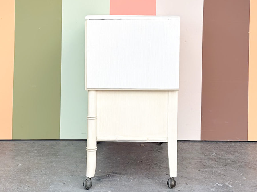 Thomasville Faux Bamboo Flip Top Server