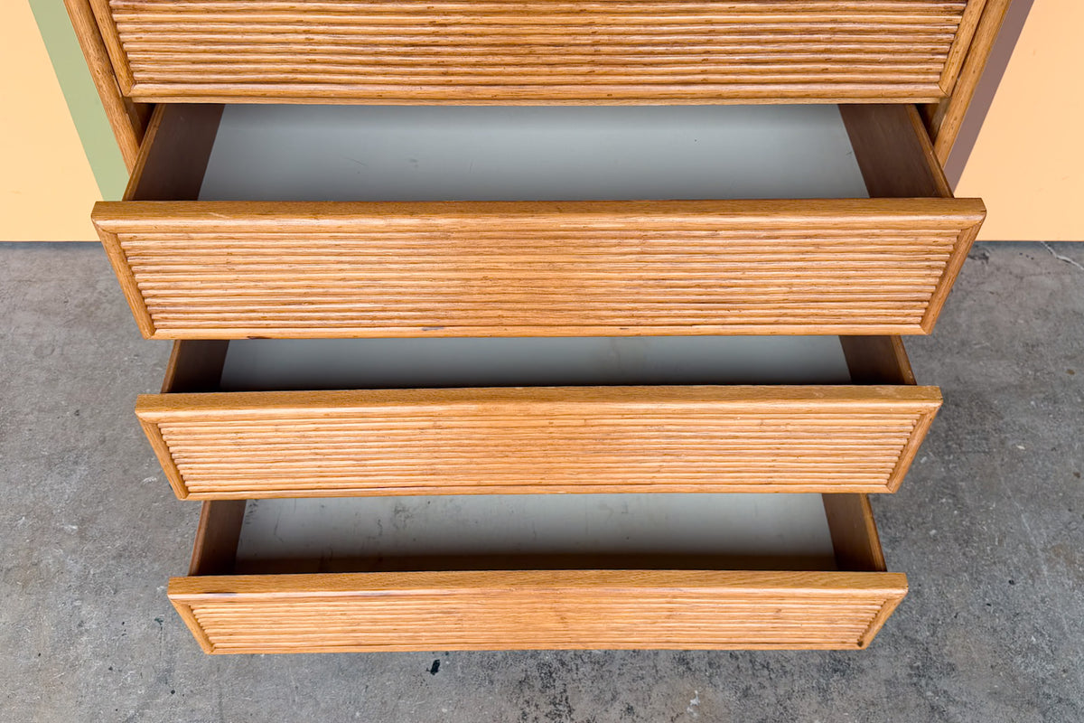 Coastal Cool Rattan Tall Chest