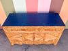 Large Old Florida Style Bamboo Fish Tank Bar