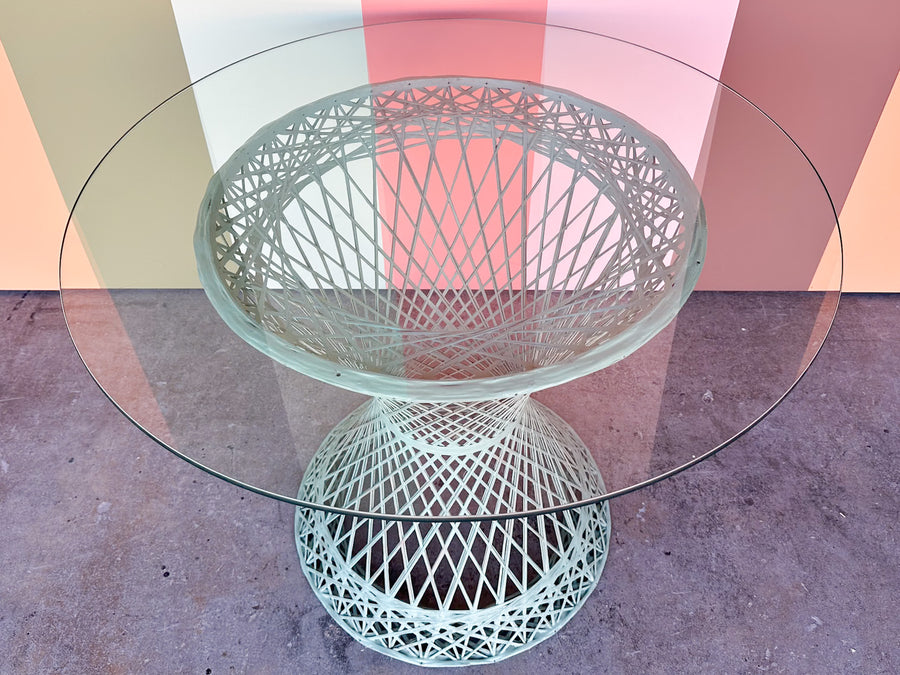 Seafoam Webspun Outdoor Dining Set