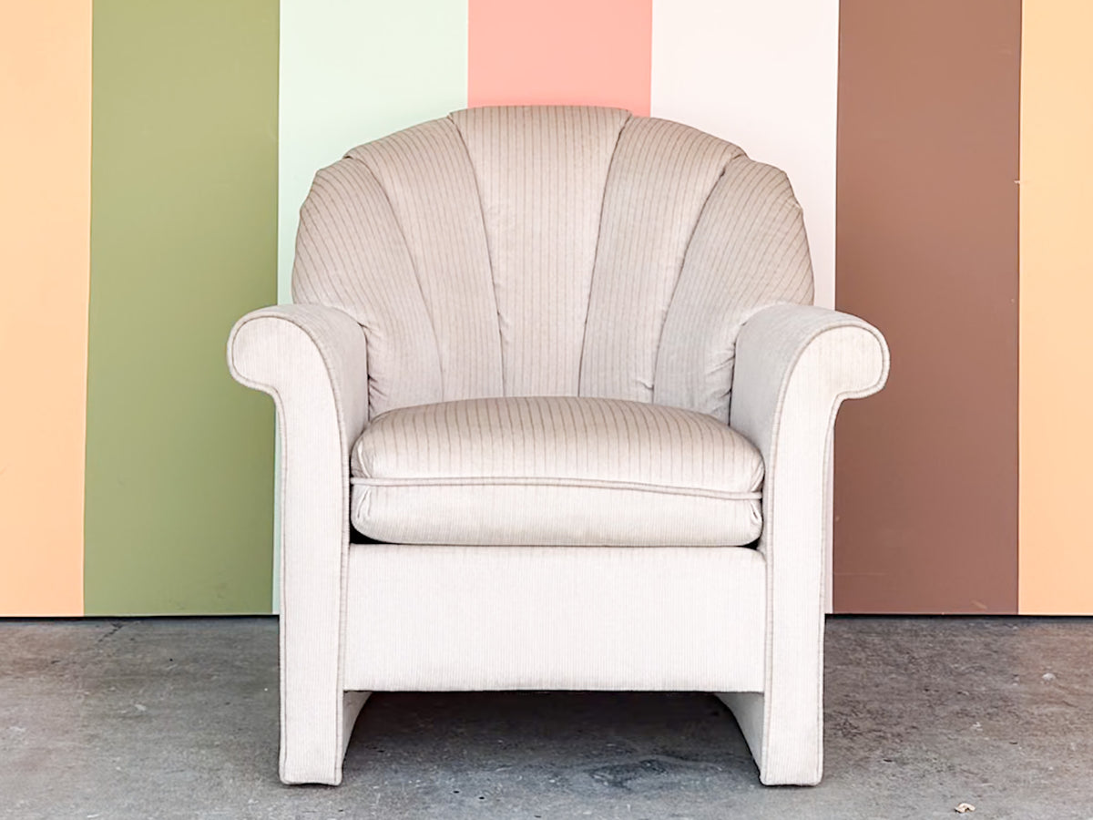 Shell Back Upholstered Chair