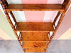 Tortoiseshell Rattan Leaning Etagere