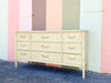 Seafoam Henry Link Faux Bamboo Dresser